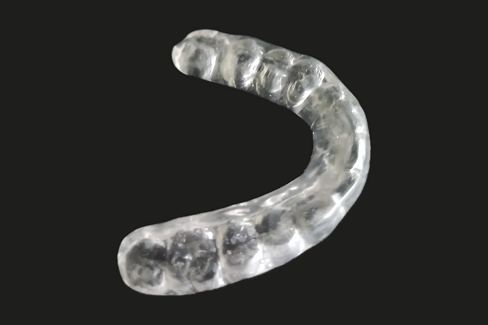 Férula de descarga transparente